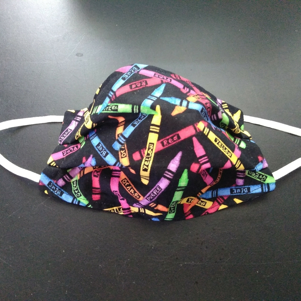 Homemade fabric face mask